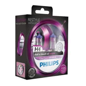 Philips 12342CVPPS2 Color vision H4 purple 12V - 2 pieces