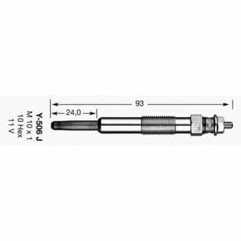 Glow Plug D-Power 7 2419 NGK