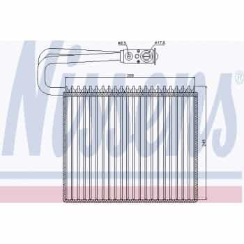 Evaporator, air conditioning