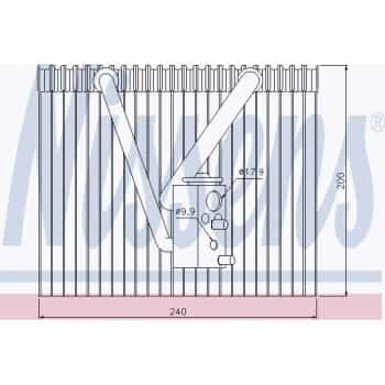 Evaporator, air conditioning