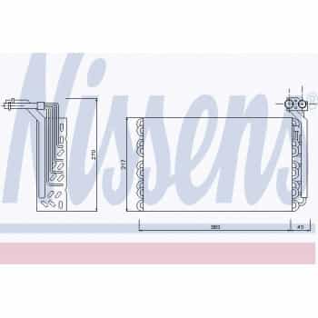 Evaporator, air conditioning