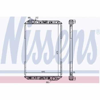 Radiator, engine cooling 625710 Nissens