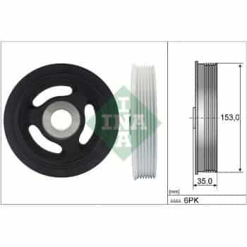 Belt Pulley, crankshaft