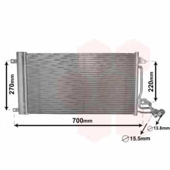 Condenser, air conditioning 49005038 International Radiators