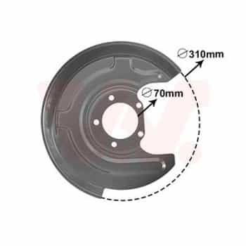 Splash Panel, brake disc
