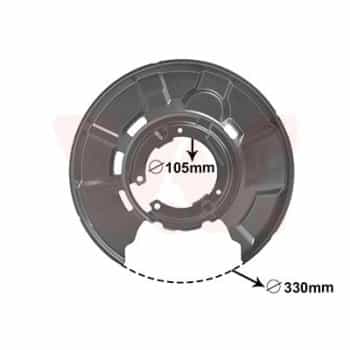 Splash Panel, brake disc