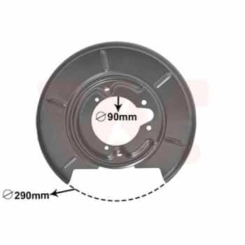 Splash Panel, brake disc