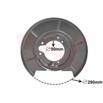 Splash Panel, brake disc