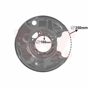 Splash Panel, brake disc