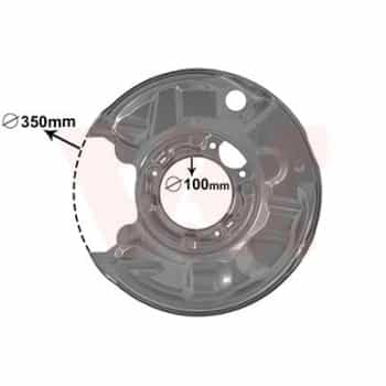 Splash Panel, brake disc