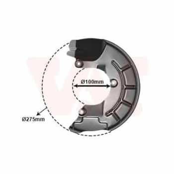 Splash Panel, brake disc