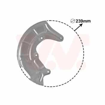 Splash Panel, brake disc