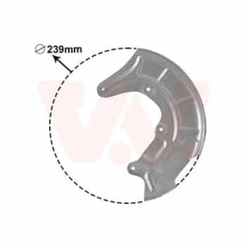 Splash Panel, brake disc