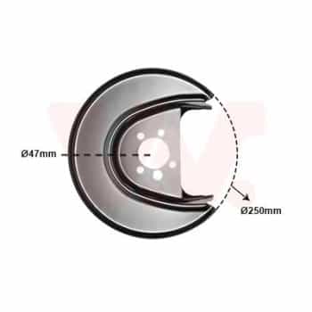 Splash Panel, brake disc