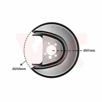 Splash Panel, brake disc