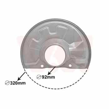 Splash Panel, brake disc