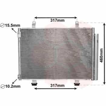 Condenser, air conditioning 52005133 International Radiators