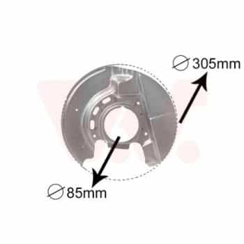 Splash Panel, brake disc