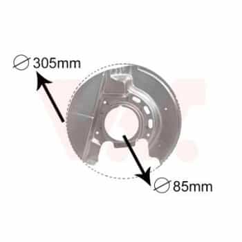 Splash Panel, brake disc