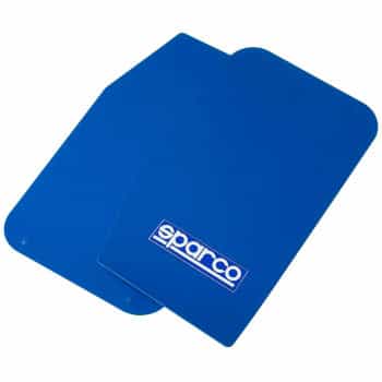 Sparco Universal mud flaps 'Large' - Blue