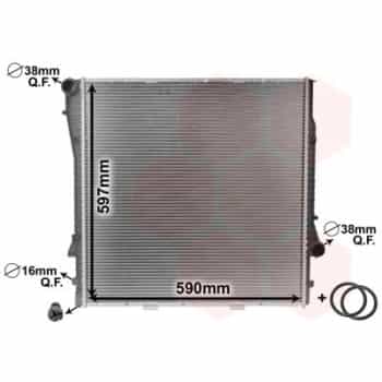 Radiator, engine cooling *** IR PLUS *** 06002275 International Radiators Plus