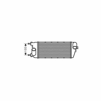 Intercooler, charger 17004391 International Radiators