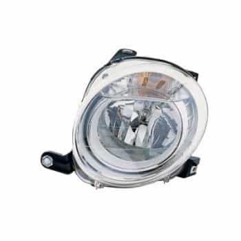Headlight on the left including actuator 1604961 Van Wezel