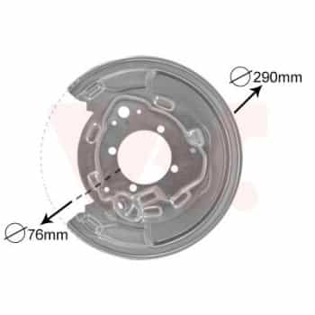 Splash Panel, brake disc