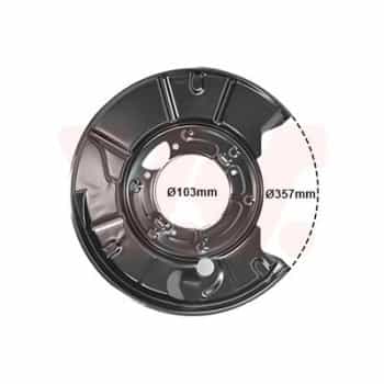 Splash Panel, brake disc