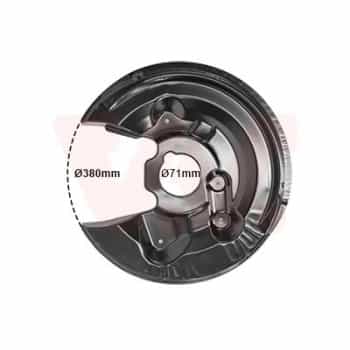 Splash Panel, brake disc