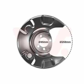 Splash Panel, brake disc