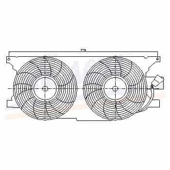 Fan, A/C condenser