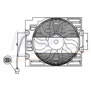 Fan, A/C condenser