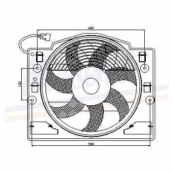 Fan, A/C condenser