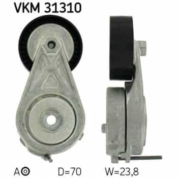 Tensioner Pulley, v-ribbed belt VKM 31310 SKF