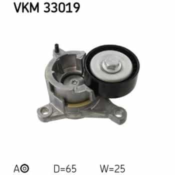 Tensioner Pulley, v-ribbed belt VKM 33019 SKF