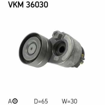 Tensioner Pulley, v-ribbed belt VKM 36030 SKF