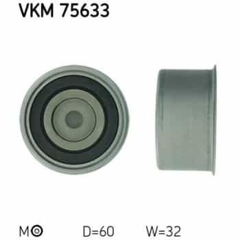 Tensioner Pulley, timing belt VKM 75633 SKF