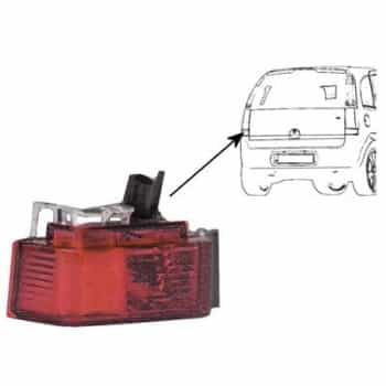 Rear fog light, left VALEO 3781927 Origineel