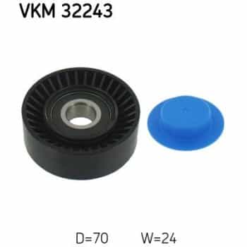 Deflection/Guide Pulley, v-ribbed belt VKM 32243 SKF