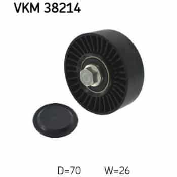 Deflection/Guide Pulley, v-ribbed belt VKM 38214 SKF