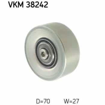 Deflection/Guide Pulley, v-ribbed belt VKM 38242 SKF