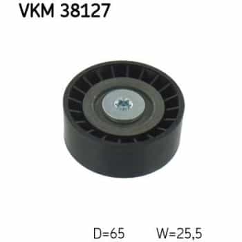 Deflection/Guide Pulley, v-ribbed belt VKM 38127 SKF