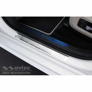 Stainless steel door sill suitable for BMW X7 G07 2019- 'Lines' - 4-piece