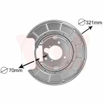 Splash Panel, brake disc