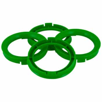TPI ​Centering Rings 69.1->59.1mm Green 4 pieces