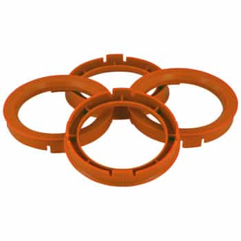 TPI Centering Rings 72.5->67.1mm Orange 4 pieces
