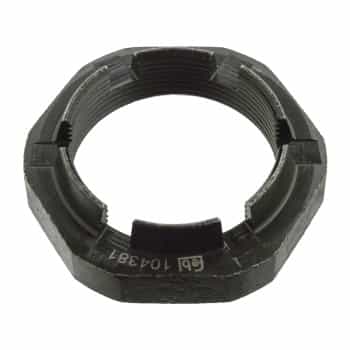 Nut, stub axle