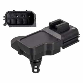 Sensor, intake manifold pressure 106080 FEBI