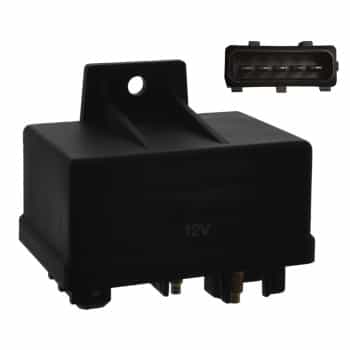 Relay, glow plug system